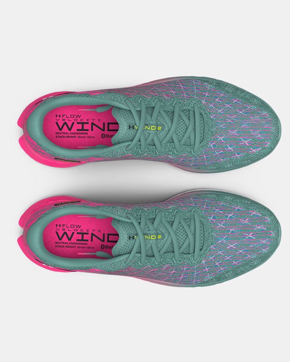 Men's UA Flow Velociti Wind 2 Daylight Running Shoes, Green, pdpMainDesktop image number 2